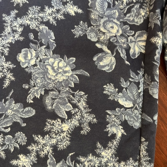 GIRLS GAP LOVE SHACK FANCY Floral Blue sweat pants XL - Picture 2 of 5